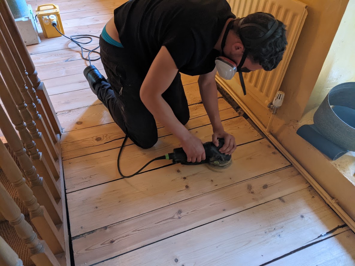 Pine Floor Restoration Gaydon