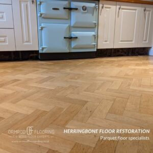 Herringbone floor restoration Nuneaton