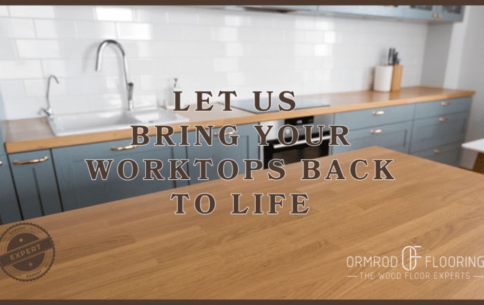 wooden worktop sanding hinckley